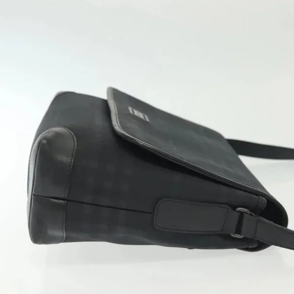 BURBERRY Nova Check Shoulder Bag PVC Navy Auth BA5497 - Picture 4 of 15